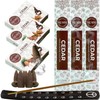 Cedar Incense Sticks & Backflow Incense Cones for Waterfall Combo