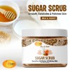 Spa Redi Sugar Body Scrub Milk & Honey 16 oz