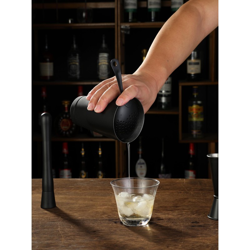 Cocktail Shaker Set - 13-Piece Bar Accessories Kit w/Weighted Boston