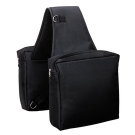 Weaver Leather Heavy-Duty Nylon Saddle Bag, Black