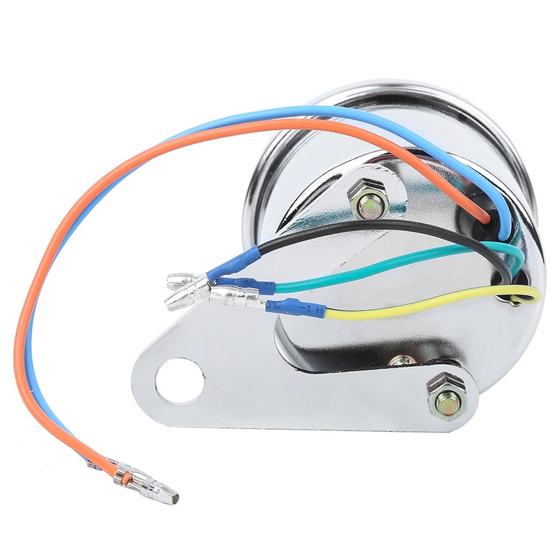 DC 12V Universal Motorcycle LED Display Tachometer Electronic Tach Meter