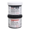 System Three Quick Cure Putty, Ebony, 8-oz Kit