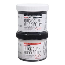 System Three Quick Cure Putty, Ebony, 8-oz Kit