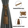 BEL AVENIR Curtain Tiebacks Handmade Holdbacks for Curtains Drape Decorative