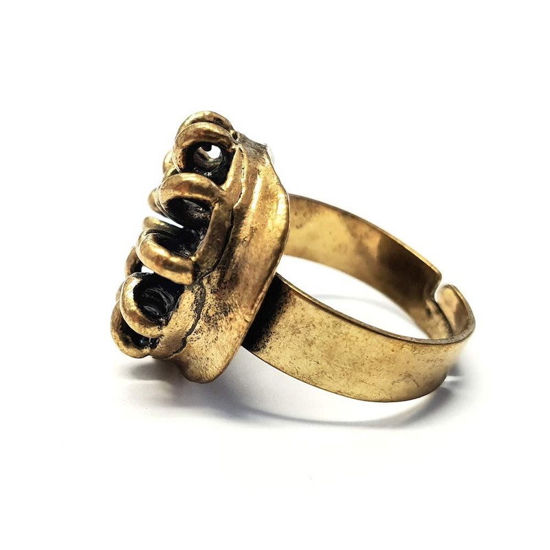 Adjustable Ring Holder Hook (5 Pieces) bronze