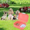 Pet Food Box Double Layer PP Toxic Free Prevent Leakage