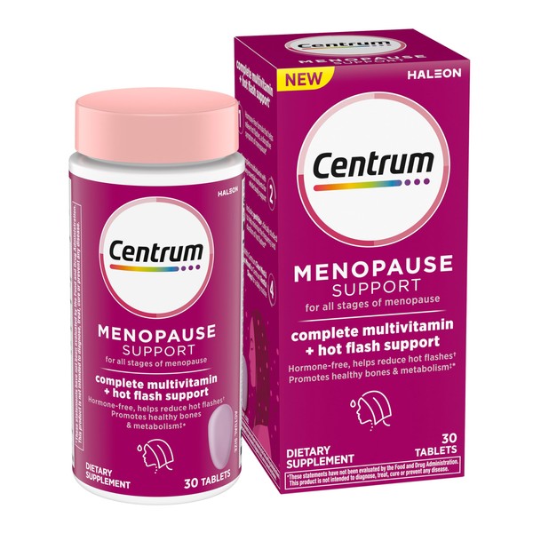 Centrum Complete Multivitamin Supplement + Hot Flash Support Menopause Support