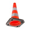 UvV® Bigfoot Traffic Cone 50 cm Pylons (HD-PE, Hard) Red