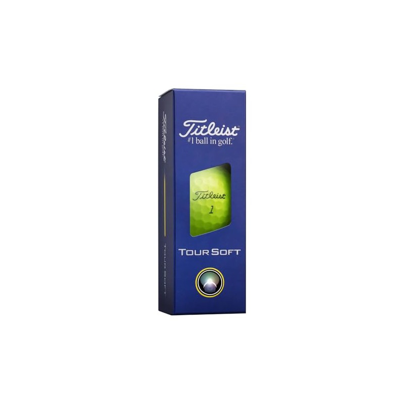 2026 Titleist Tour Soft Yellow (3 Balls per Sleeve)