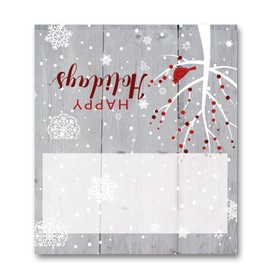 Stonehouse Collection Winter Holiday Name Place Cards - 25 Christmas Holiday Table Tents - Place Cards (Winter Tree)