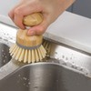Pack of 2 Bamboo Palm Scrub Brushes - Ideal for