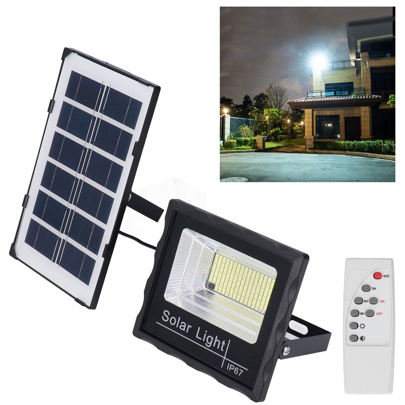 Solar Wall Lamp 100 LEDs High Brightness 50W Waterproof Outdoor