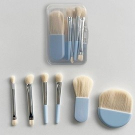 Makeup Product Blue Mini Portable Set 6 Types, 6 Set for daily beauty routines, Korean cosmetic item, and Personal Care, Everyday Use, Travel, Home or Gift