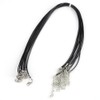 10pcs Leather Cord Chain, Wax Rope Waxed Necklace Cord with