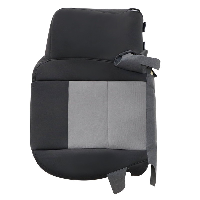Driver Side Bottom Replacement Cloth Seat Cover Ebony Black/Med Flint