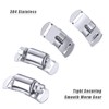 Stainless Steel Worm Gear Hose Clamp Assortment Kit, Cut-To-Fit