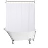 N&Y HOME Waterproof Fabric Clawfoot Tub Shower Curtain 180 x