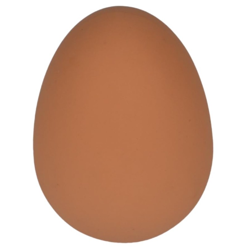 Supa Brown Rubber Poultry Eggs, Pack of 4. Encourage Hens