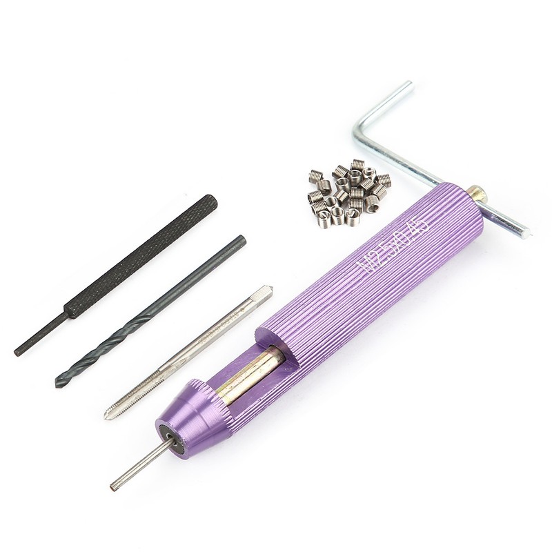 M2.5*0.45 Screw Threaded Inserts Repair Tool Set Wire Insert Installation