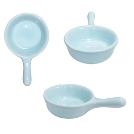 Albedel One for each 8 Colors Porcelain Soy Sauce Dish Ceramic Dip Dipping Mini Small Bowls Plate 1.01 oz w/Handle for Dinner Baking BBQ and Cooking 8 pcs