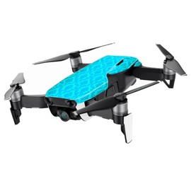 MightySkins Skin Compatible with DJI Mavic Air Drone - Blue Vintage | Min Coverage | Protective, Durable, and Unique Vinyl Decal wrap Cover | Easy to Apply, Remove | Made in The USA