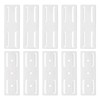 HARFINGTON 10pcs Adhesive Punch-Free Socket Holder, Power Strip Holder, Self-Adhesive