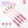SAVILAND Kolinsky Acrylic Nail Brush Set: High Quality Acrylic Brush