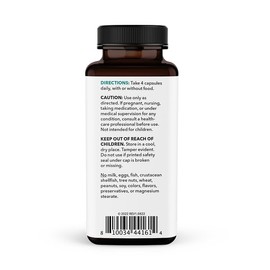 LifeSeasons Magnesium Glycinate 350mg Suplemento Alimenticio Quelato de Magnesio de Alta Biodisponibilidad 120 Cápsulas Veganas