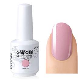 Vishine 1327 Semi-Permanent Soak Off Gel Nail Polish UV LED Manicure Pink Pearl