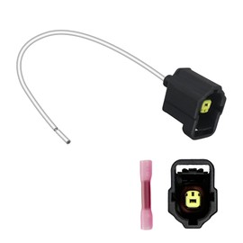 Qinyra Oil Pressure Sensor Connector Pigtail with Butt Connector Compatible with Ford 1999-2000 6.0L 6.4L 7.3L Powerstroke Diesel Compatible with Lincoln Mercury, Replaces WPT-439