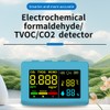 Electrochemical Formaldehyde Sensor Air Quality Detector HCHO TVOC CO2 Tester