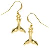 Whale Tail Earrings 3D by Cape Cod Jewelry-CCJ