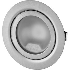 ADAKAT Pack of 2 Full Metal Recessed Spotlights G4 12 V Glass Cover