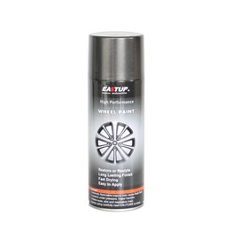 EASTUP Premium Metallic Black Acrylic Enamel Wheel Paint - Brilliant Finish, High Durability, Fade-resistant, Quick Drying Rim Coating Spray Paint.