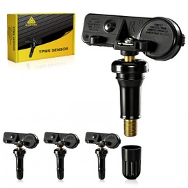 4 sensores TPMS preprogramados, sensor de sistema de monitor de presión de neumáticos de 315 MHZ, compatible con Dodge Jeep Ram Chrysler Reemplazar 56029479AB