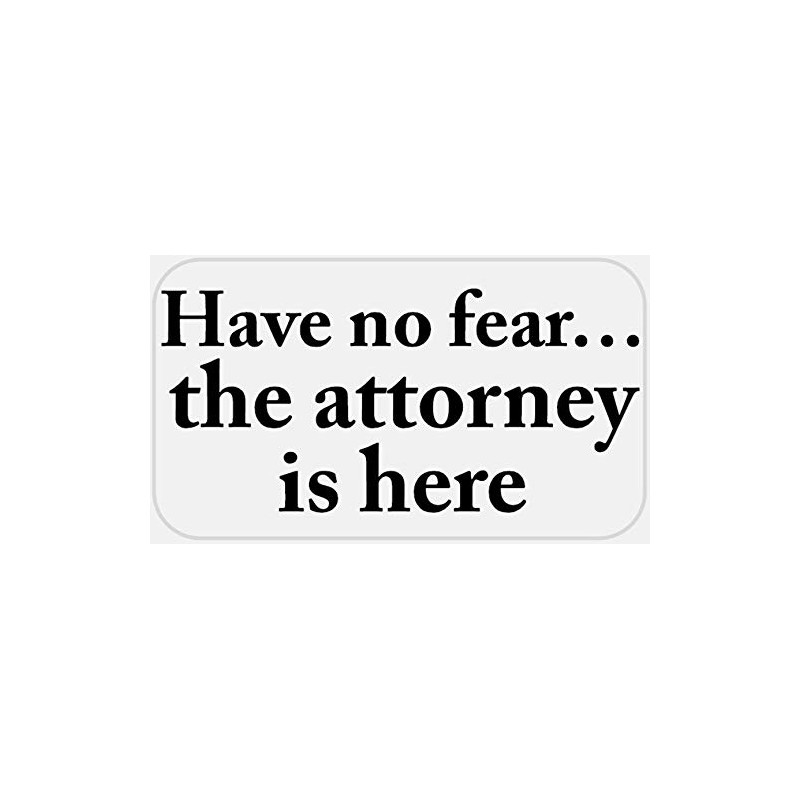 Have No Fear Attorney is Here - 50 Stickers Pack