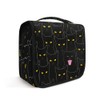 OSAM SPACE Hanging Toiletry Bag for Women, Black Cats Cosmetic