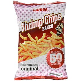 Calbee Baked Shrimp Chips-Original-8 Oz-2 Pack