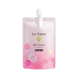 La Sana Seaweed Hair Essence, Moisturizing Refill, 4.9 fl oz (140 ml), Rose Scent, Hair Oil, No Rinse Treatment, Hair Essence