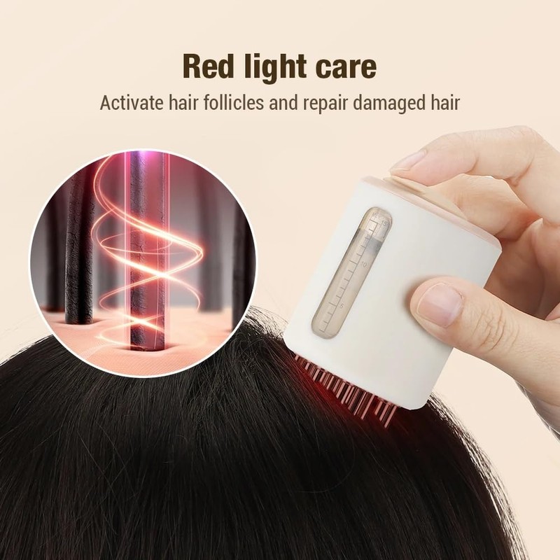 Electric Intelligence Scalp Massage Brush Applicator Hair Care Essential Oil