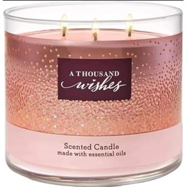 A Thousand Wishes 3-Wick Candle 45 Hour Bath Body 14.5 oz