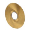 Circular Saw Blade 72 Teeth Ti Plated High Speed Steel
