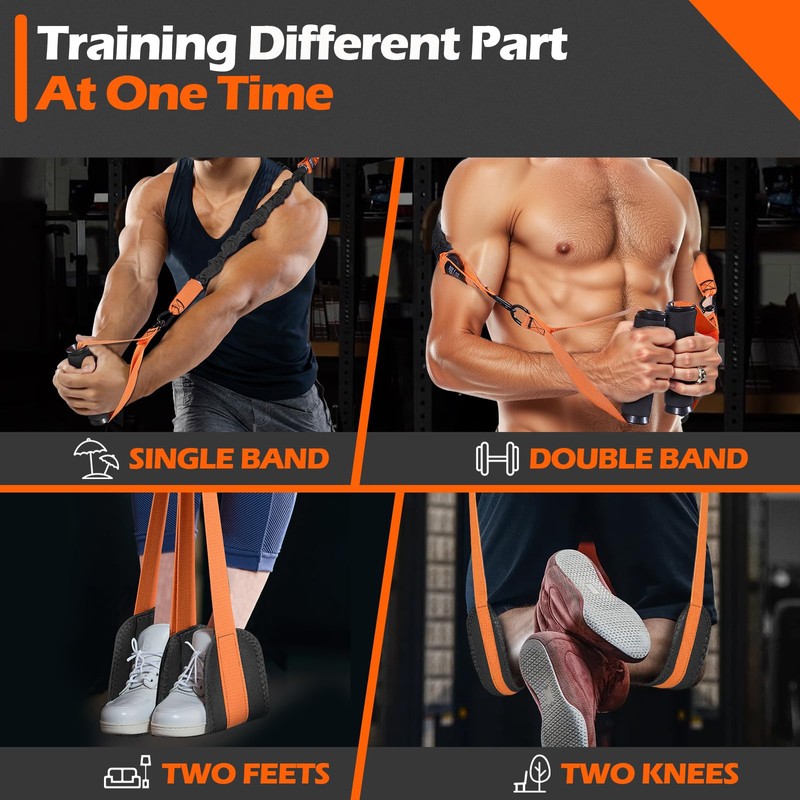 Pull up Assistance Bands, 4 Pull Up Bands 300lbs, Heavy