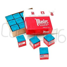 12 Pieces/BOX of Premium Quality BLUE ELK MASTER Pool Cue Chalks by Tweeten