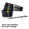 Oxo Measuring Cup Set 6 pcs in Black, 8.89 x