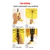 Cute Duck Head Wooden Handle Folding Umbrella 2 Folding Manual