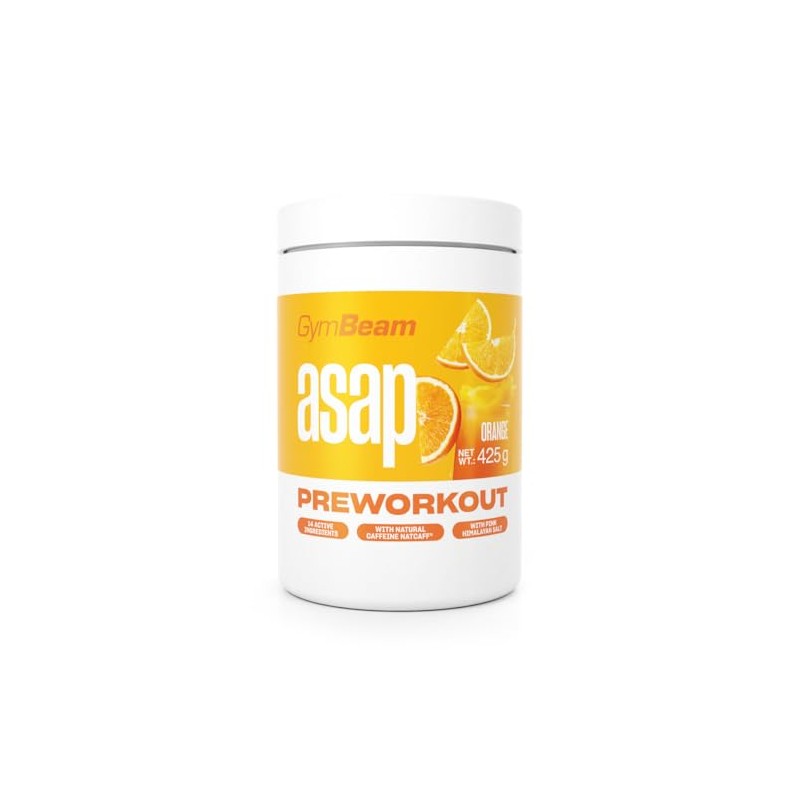 GymBeam ASAP Pre-Workout with Beta Alanine, Citrulline Malate - Natural