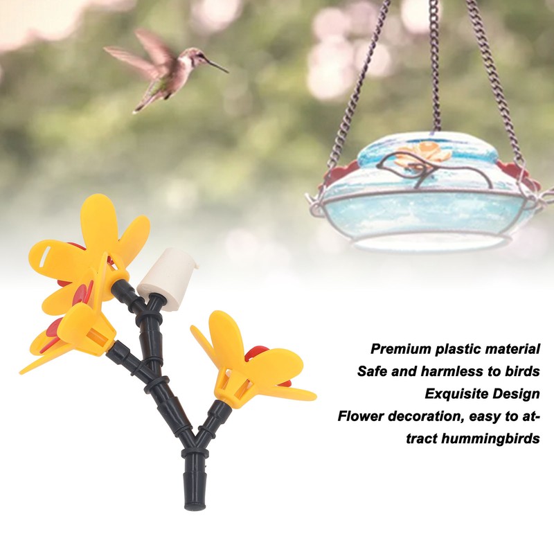 DIY Hummingbird Feeder Bottle Recycling Safe Harmless Bird Feeding Flower