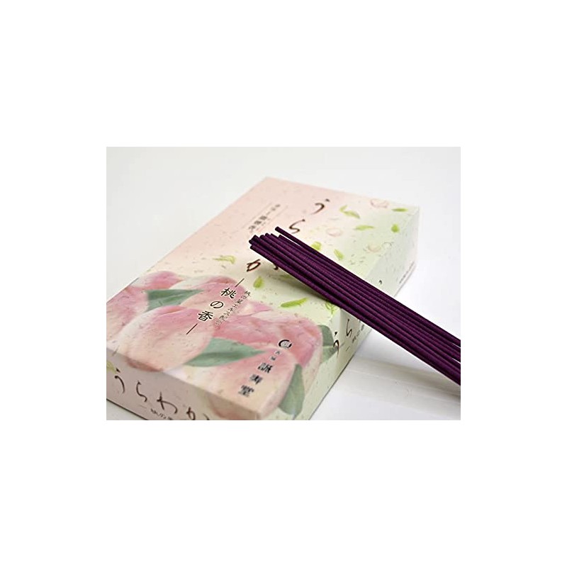 Urawa Peach Incense, Rose, Burning Time: Approx. 25 Minutes, 1