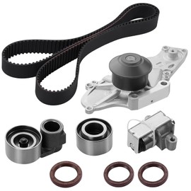 SYKRSS TBK568 Engine Timing Belt Kit with Water Pump Compatible with Acura CL V6 3.0L 1997-1999, TL V6 3.2L 1999, Compatible with Honda Accord V6 3.0L 1998-2002, Odyssey V6 3.5L 1999-2001